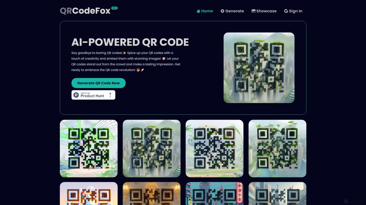 preview for QRCodeFox