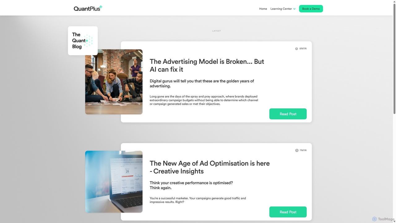 QuantPlus Blog - Ad Optimisation in the Modern World - 2022 for QuantPlus