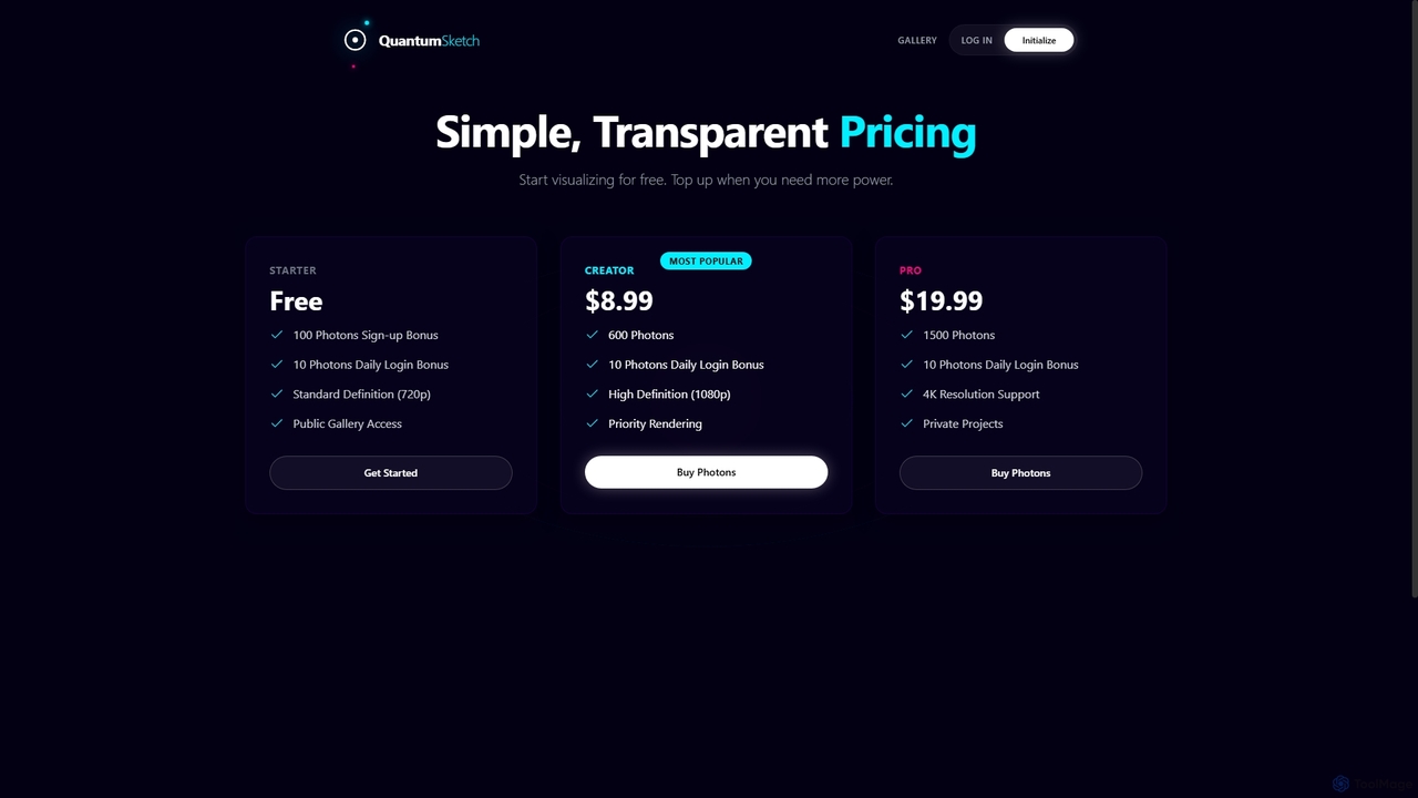 Pricing | QuantumSketch for QuantumSketch