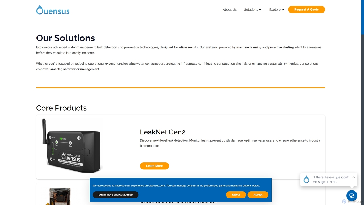 Quensus Solutions | Explore Our Products for Quensus