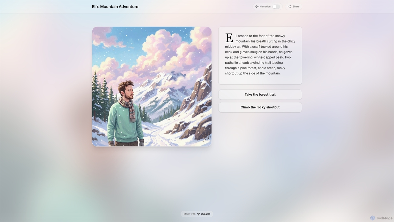Eli's Mountain Adventure | Questas for Questas