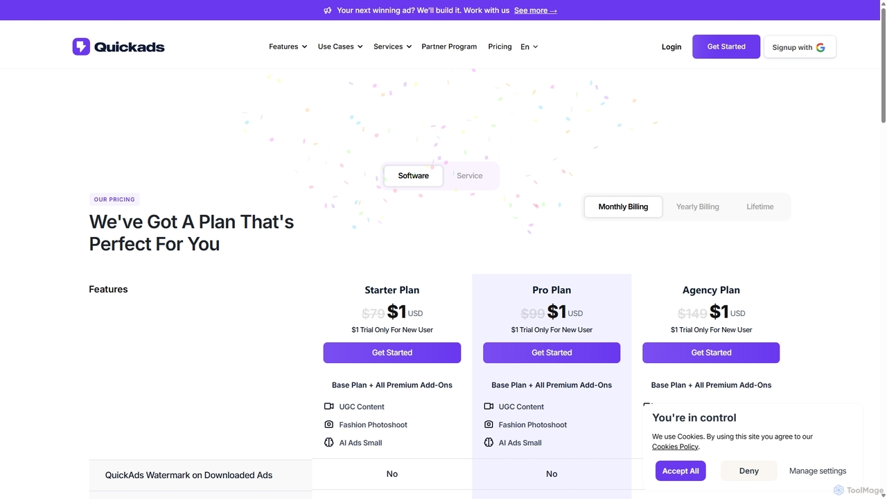 Pricing | Quickads for Quickads