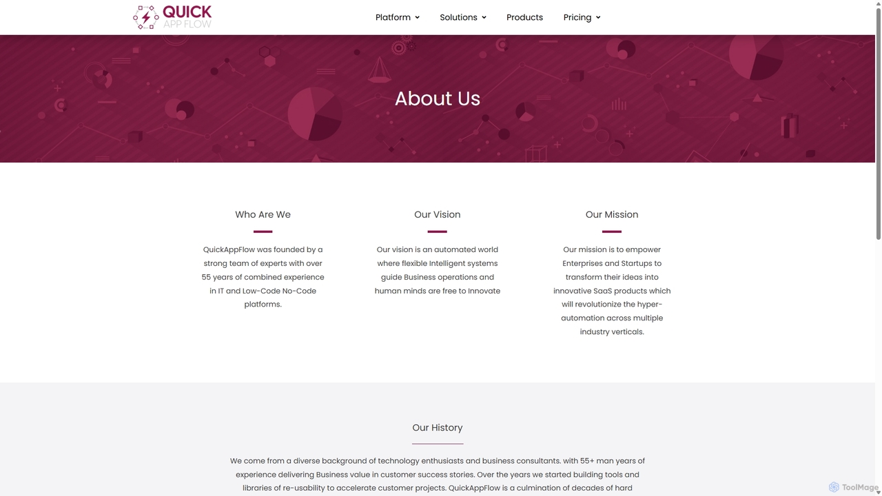 About QuickAppFlow | Revolutionizing Business Automation with AI for QuickAppFlow
