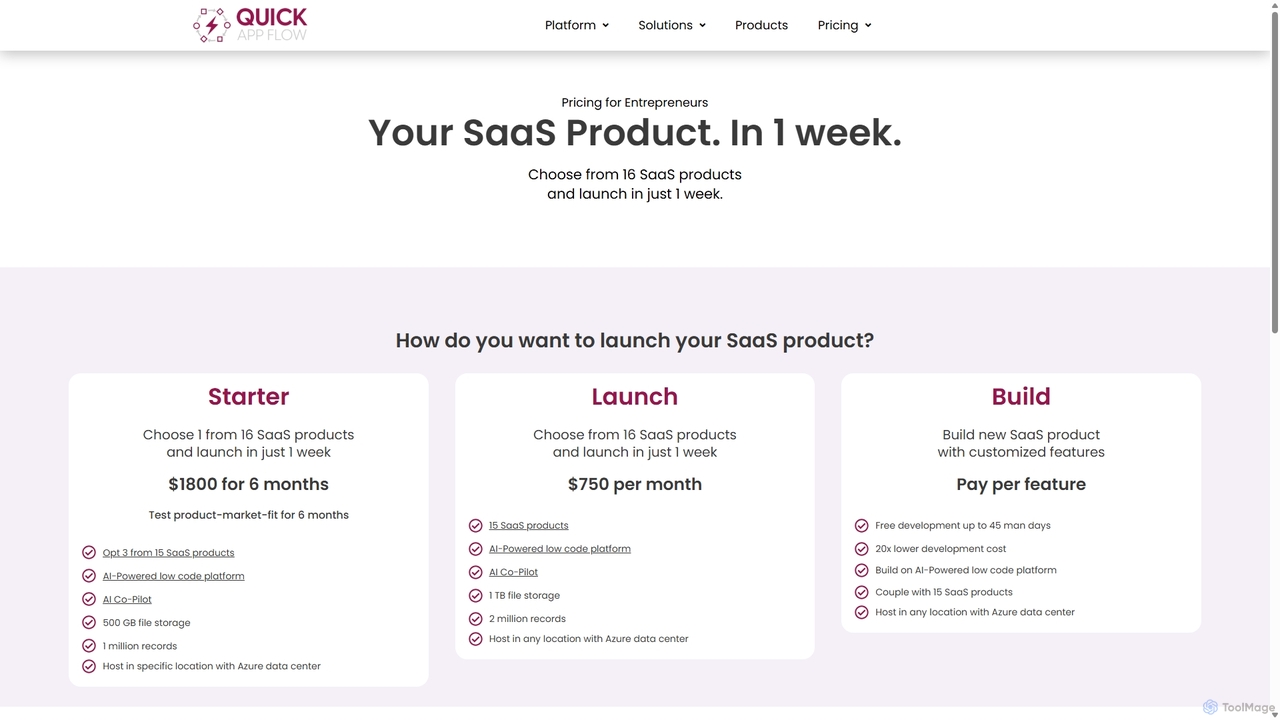 Affordable Pricing for Entrepreneurs | QuickAppFlow for QuickAppFlow