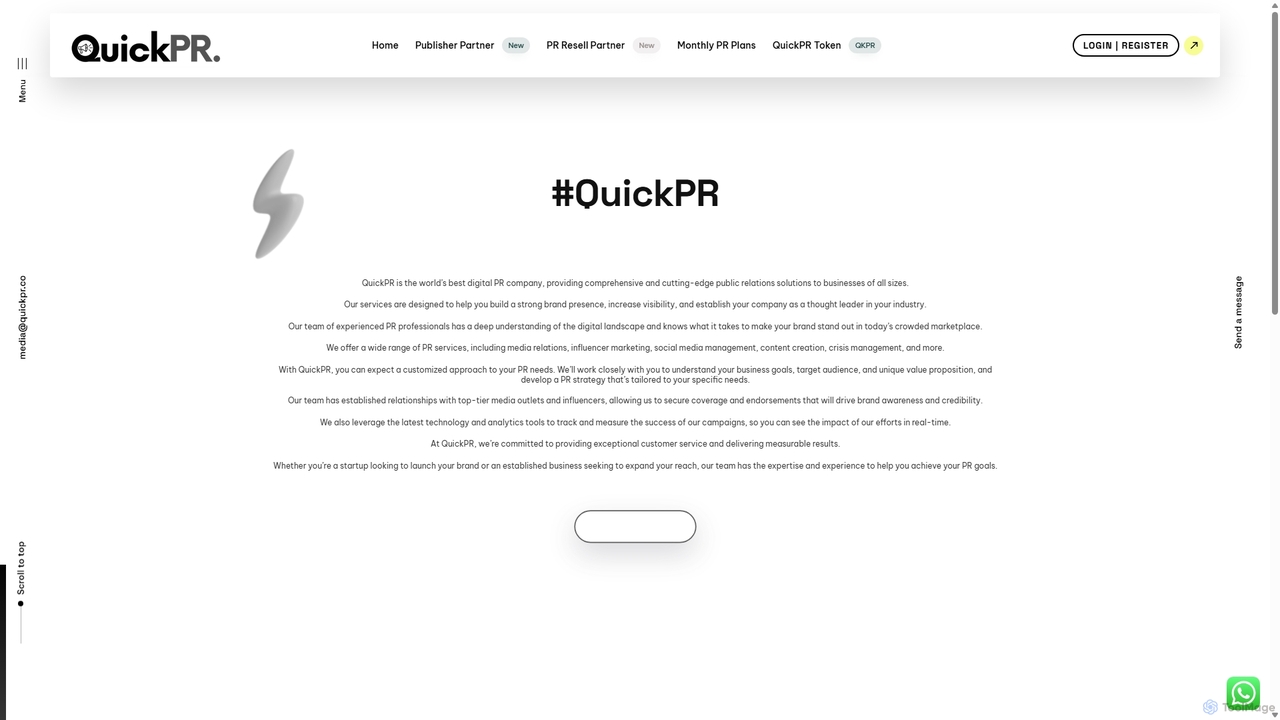 About Us - QuickPR for QuickPR