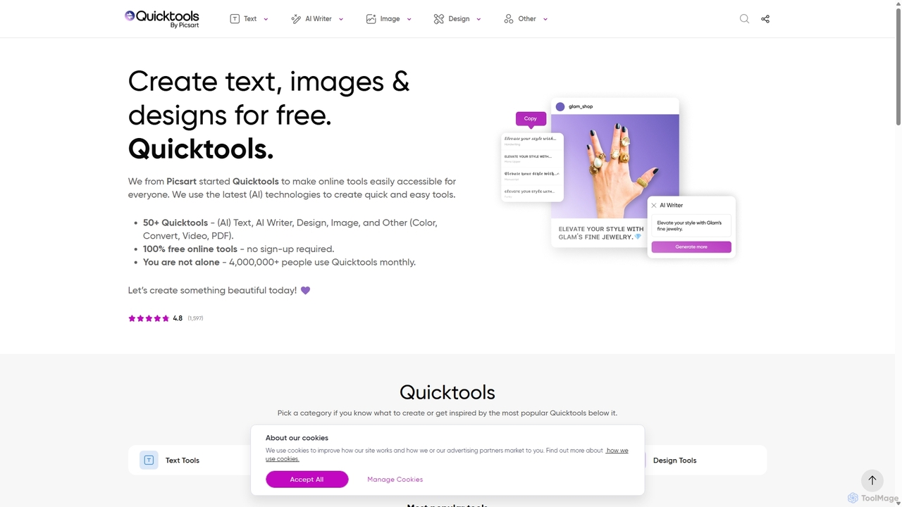 Quicktools by Picsart