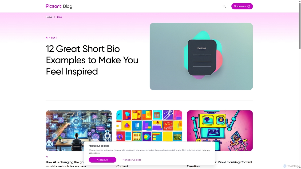 Home Page - blog-content for Quicktools by Picsart