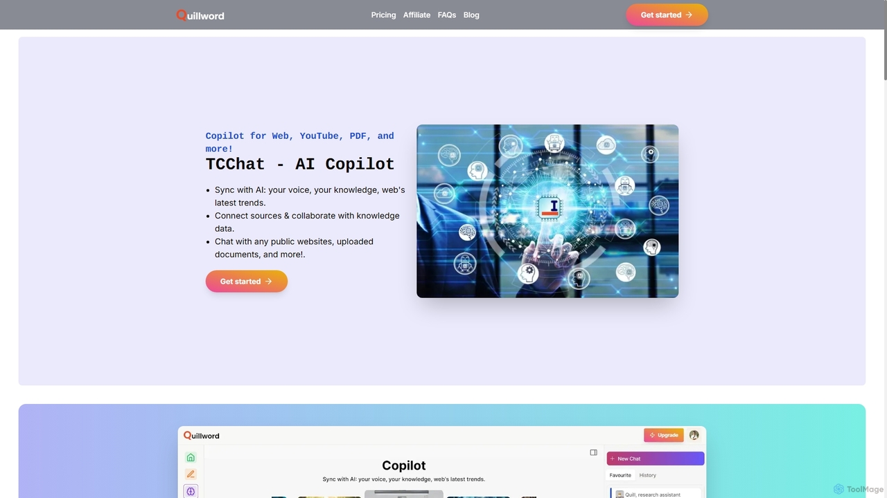AI TCChat: All-in-One AI Writing Copilot for QuillWord