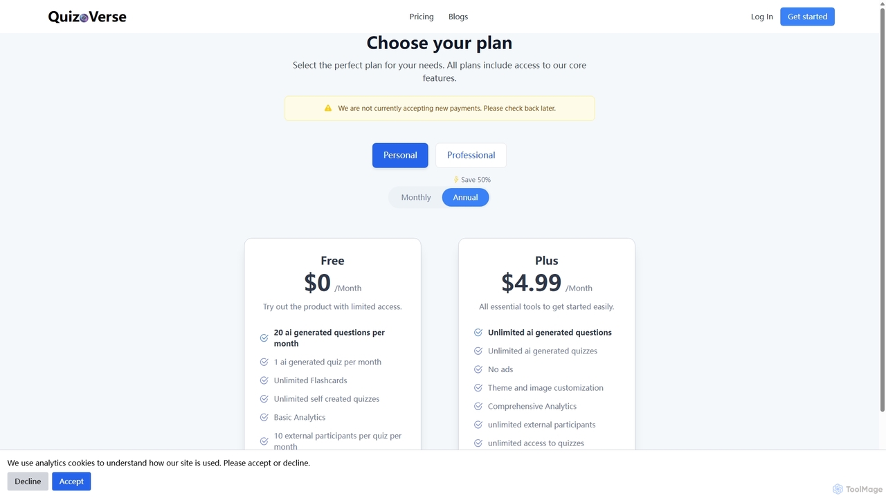 QuizoVerse - Smart Quiz & Exam Generator | Create Tests in Seconds for QuizCanvasAI