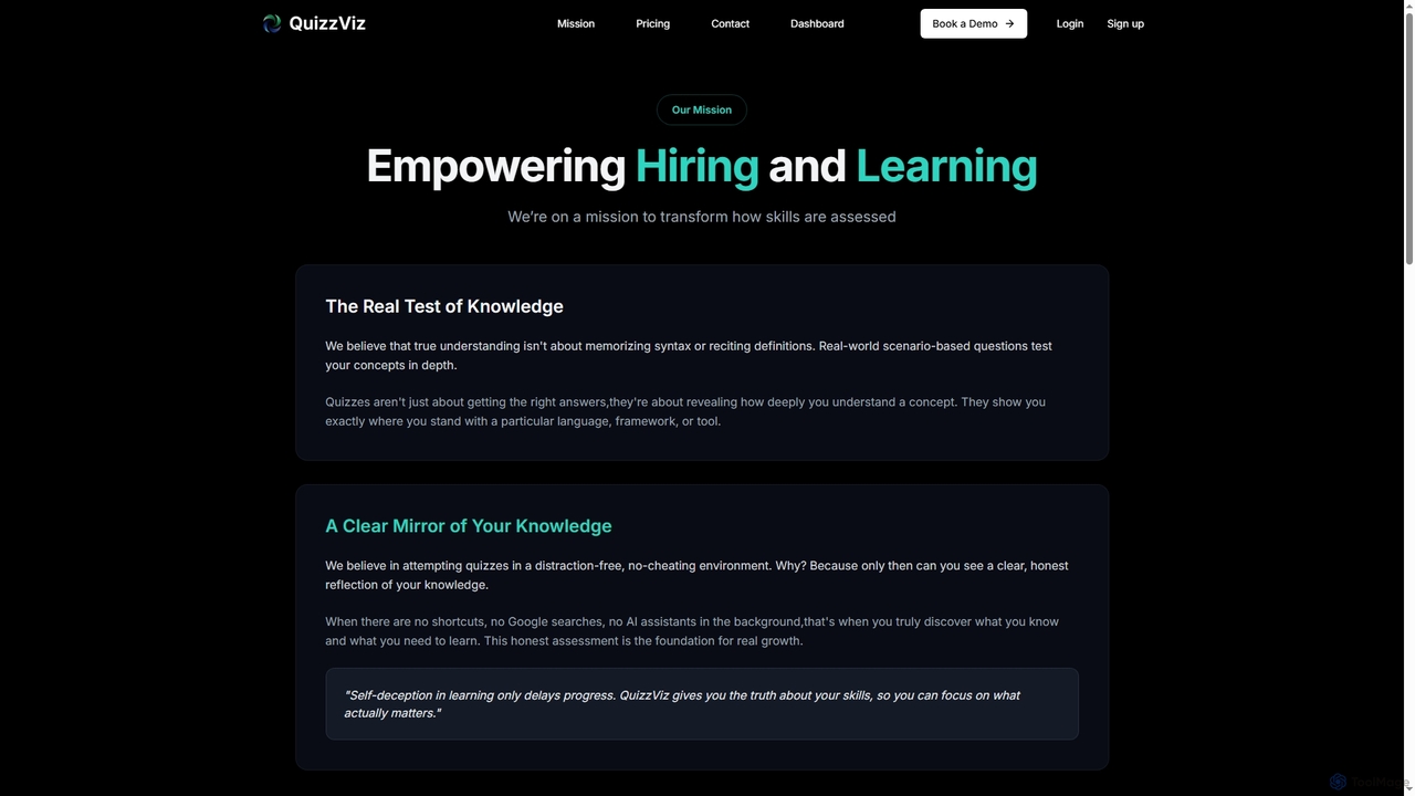 Our Mission - QuizzViz for QuizzViz