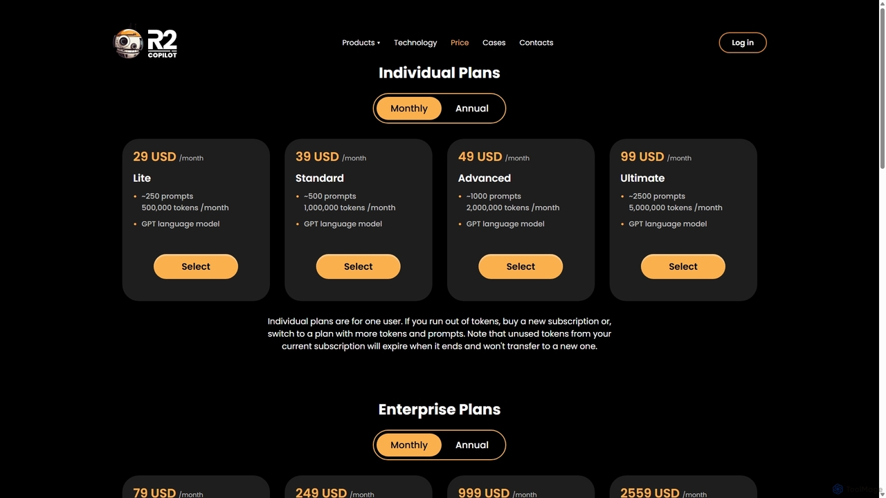 Plans & Pricing | R2 Copilot for R2 Copilot