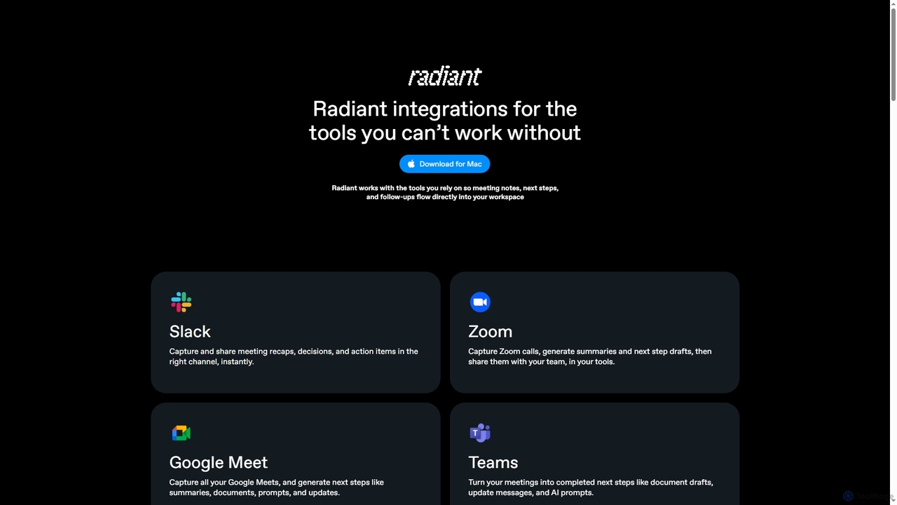 Radiant Integrations: Work Seamlessly Across All Your Tools for Radiant
