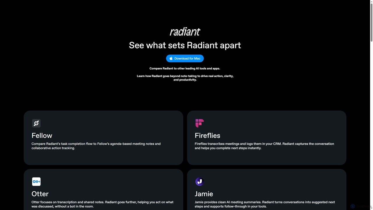 See the AI workflow difference for Radiant
