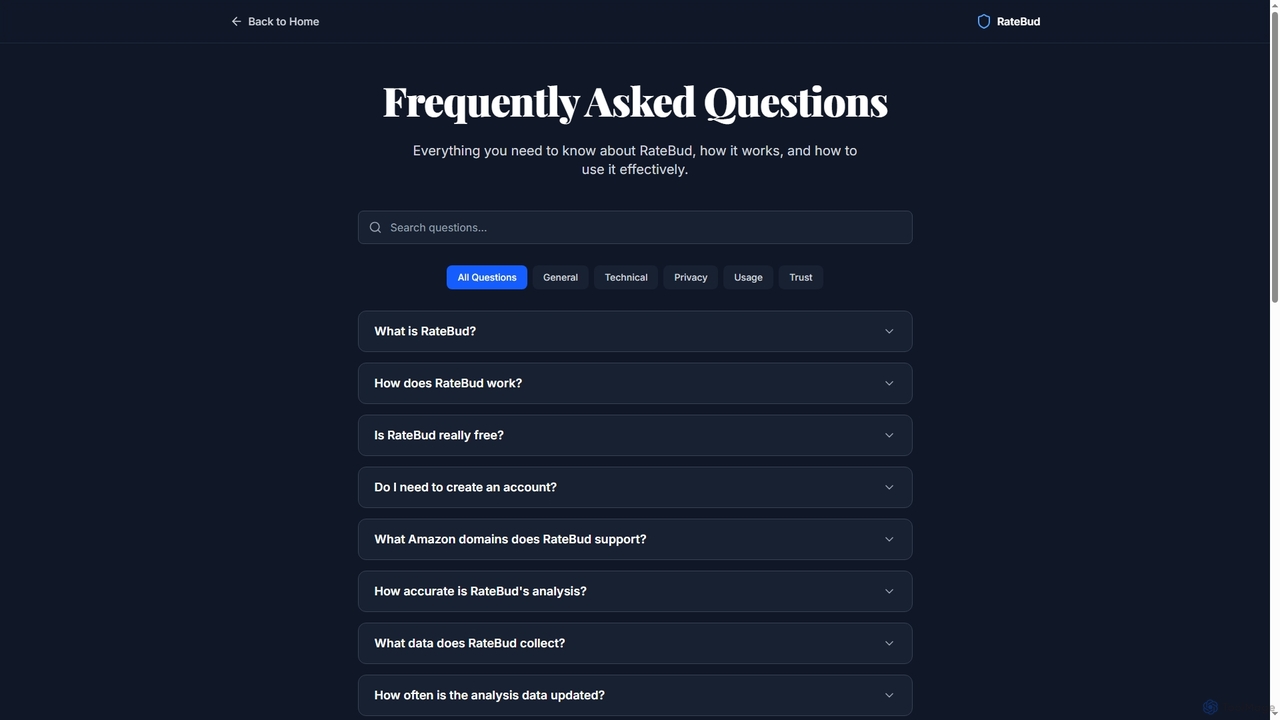 FAQ - Frequently Asked Questions About RateBud | RateBud - Your Free Rating Buddy for RateBud