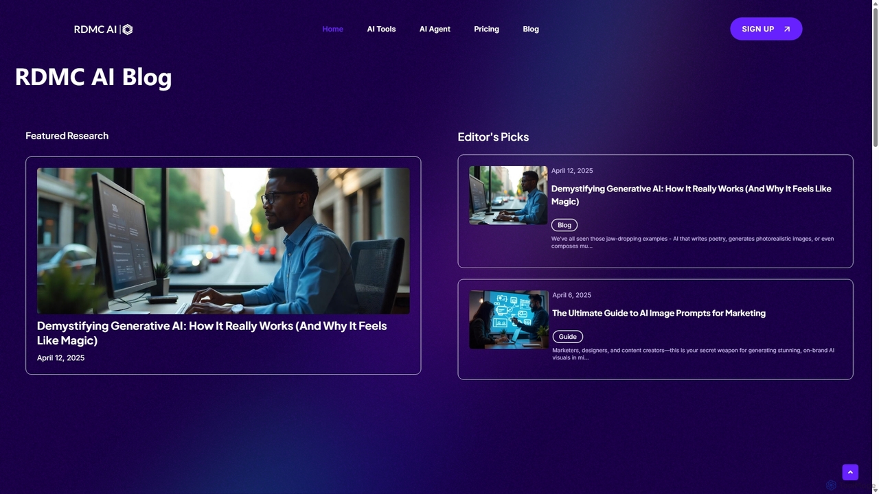 RDMC AI | Empower Your Digital Marketing with RDMC AI for RDMC AI