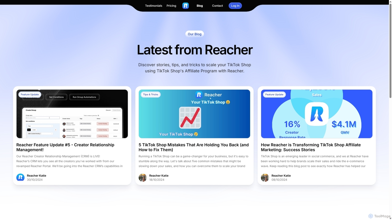 Reacher | Blog for Reacher