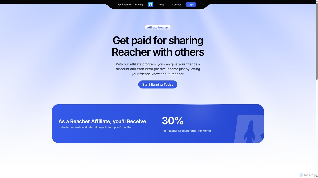 Reacher | Affiliate Program for Reacher