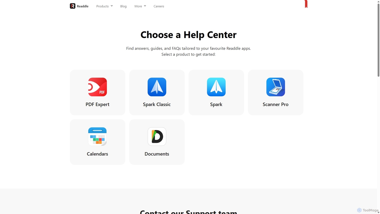 Contact Readdle's Support Team. We are here to help! for Readdle