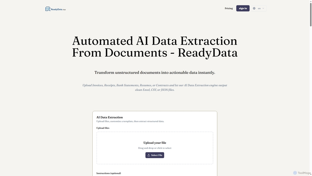 ReadyData