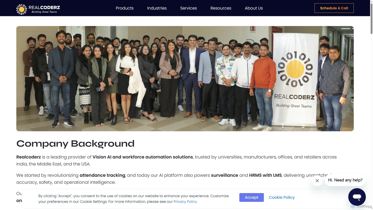RealCoderz: Our Journey, Mission, and AI Innovation Expertise for Realcoderz