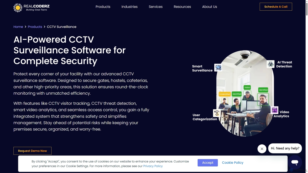 SkillaTracker: Advanced CCTV Surveillance System for Realcoderz