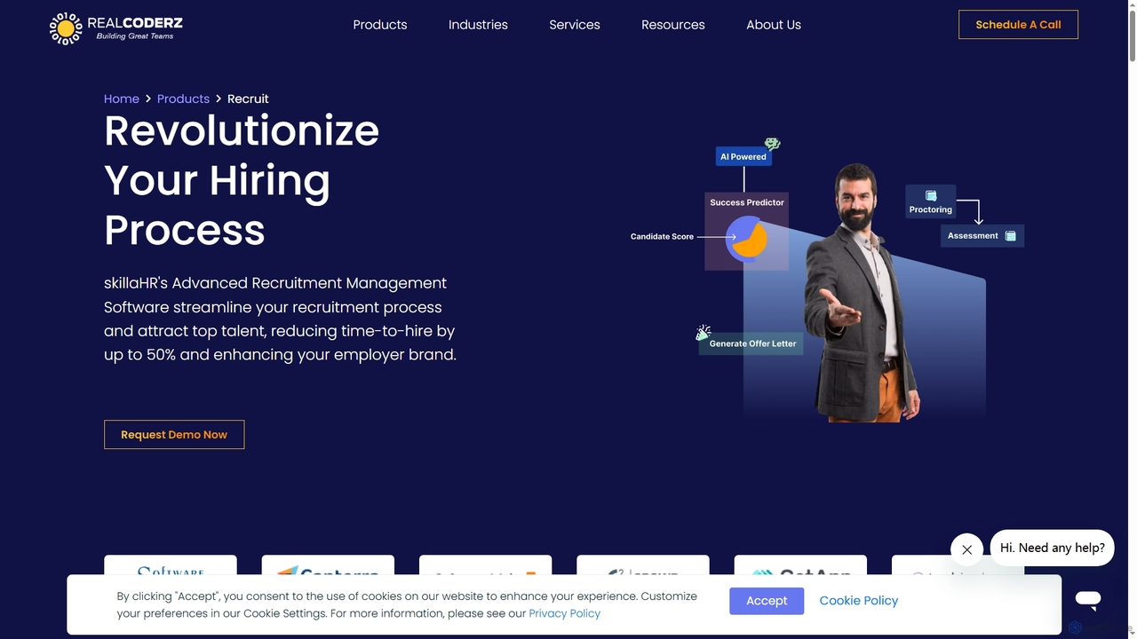 SkillaHR: AI-Powered Recruitment Software for Talent Acquisition for Realcoderz