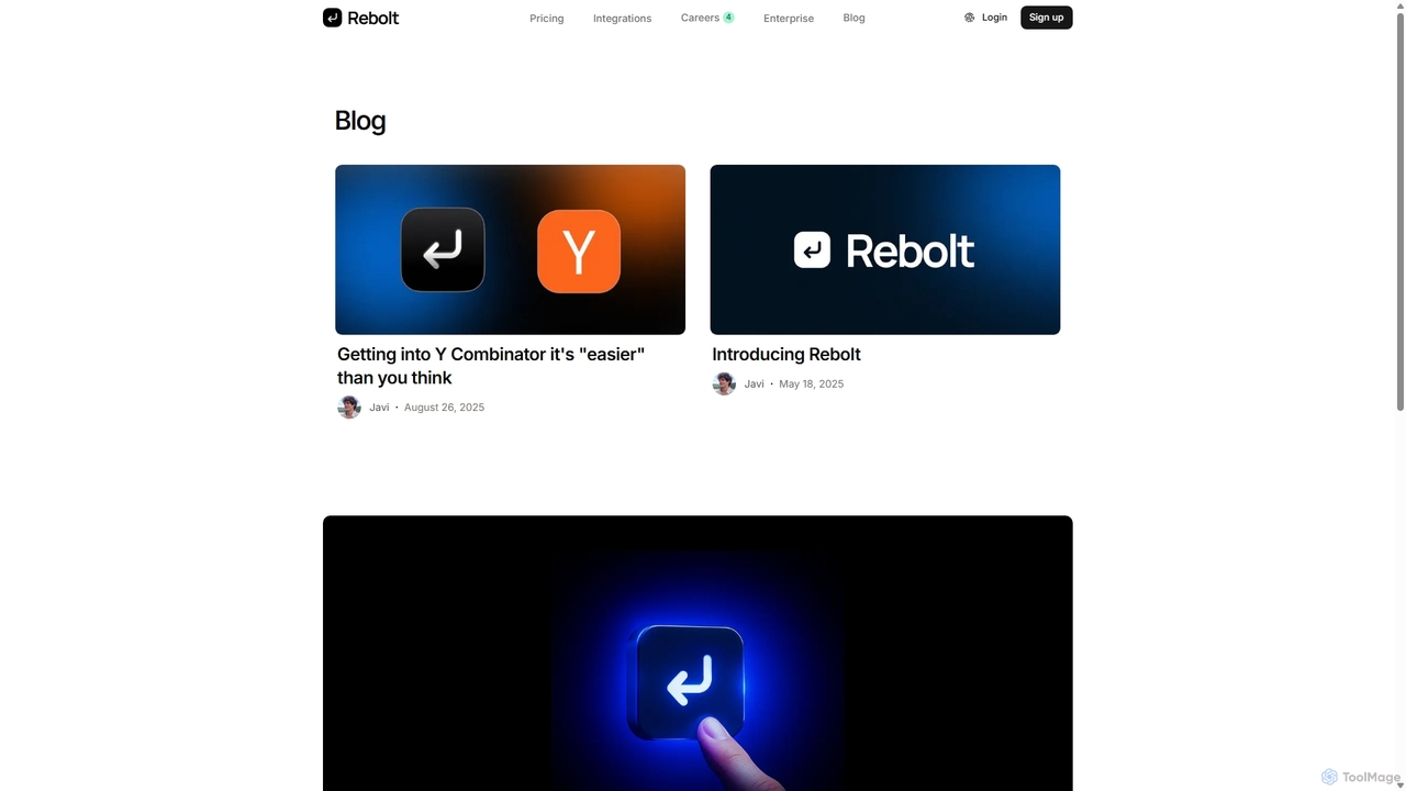 Blog · Rebolt for Rebolt