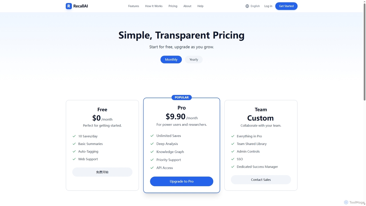 RecallAI - Your Personal AI Knowledge Base | Capture, Organize & Recall for RecallAI