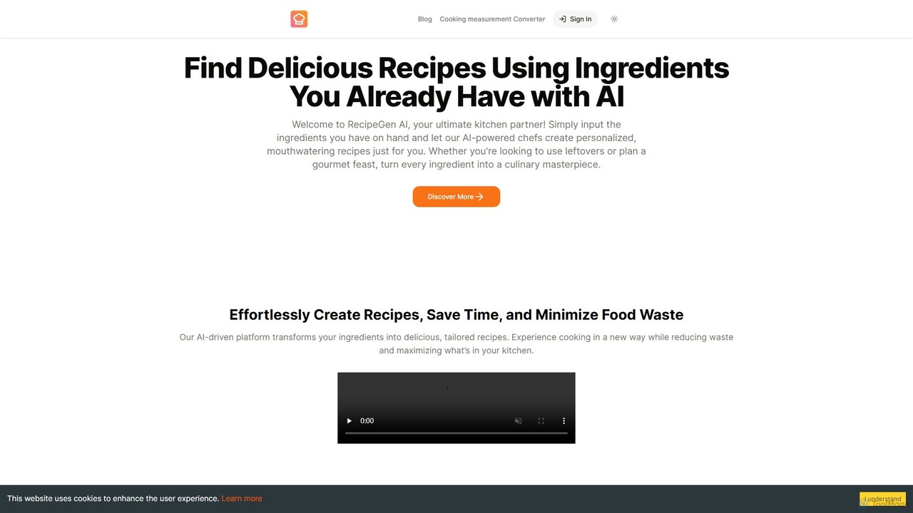 RecipeGen AI