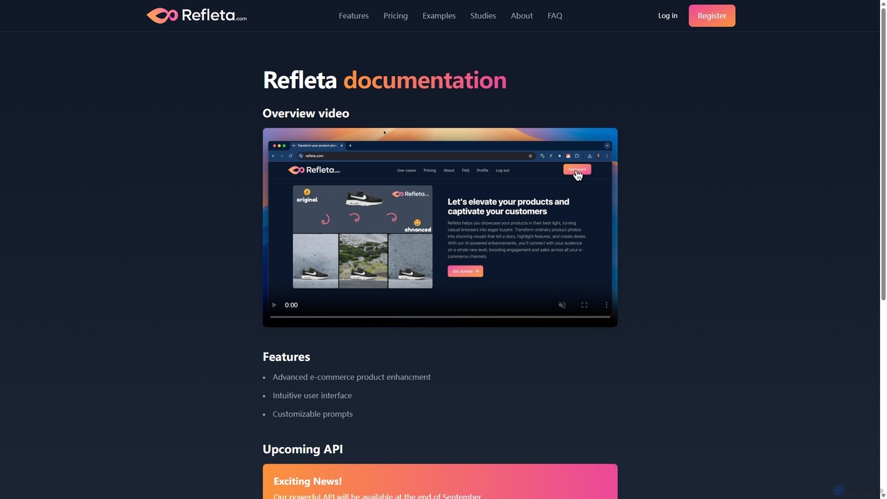 Documentation — Refleta for Refleta