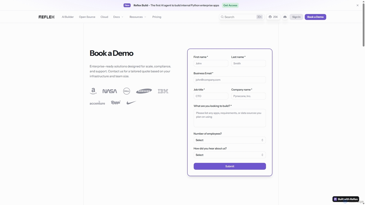 Reflex · Pricing for Reflex