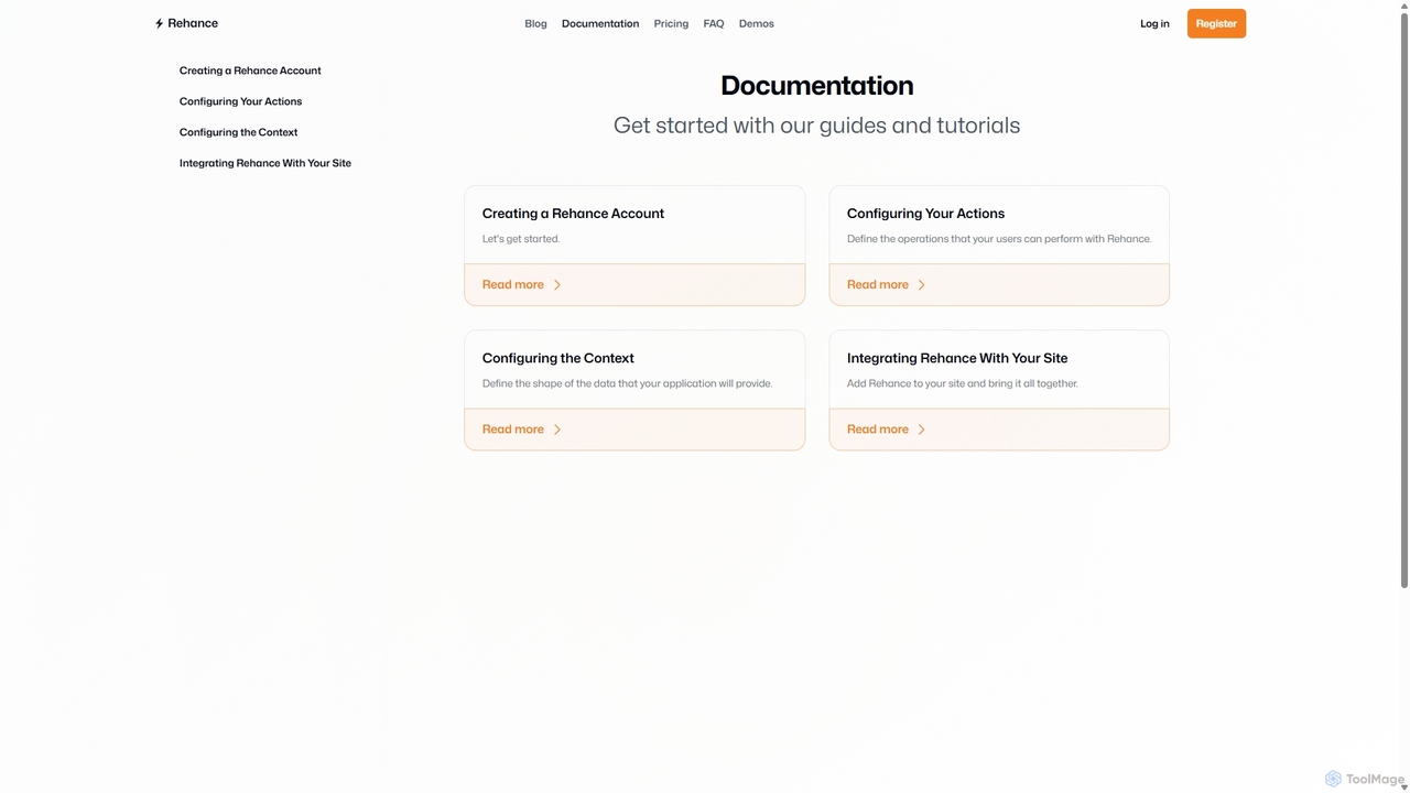 Documentation - Rehance for Rehance
