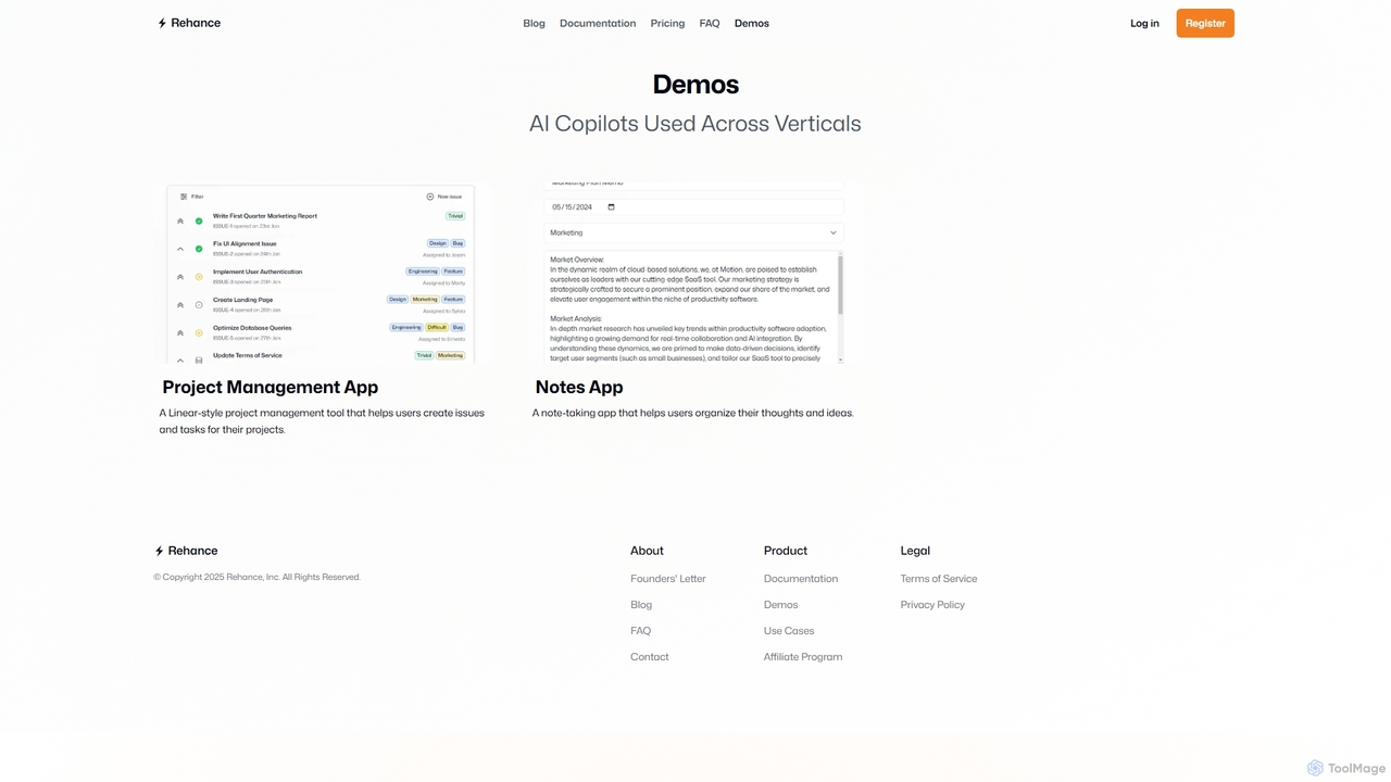 Demo - Rehance for Rehance