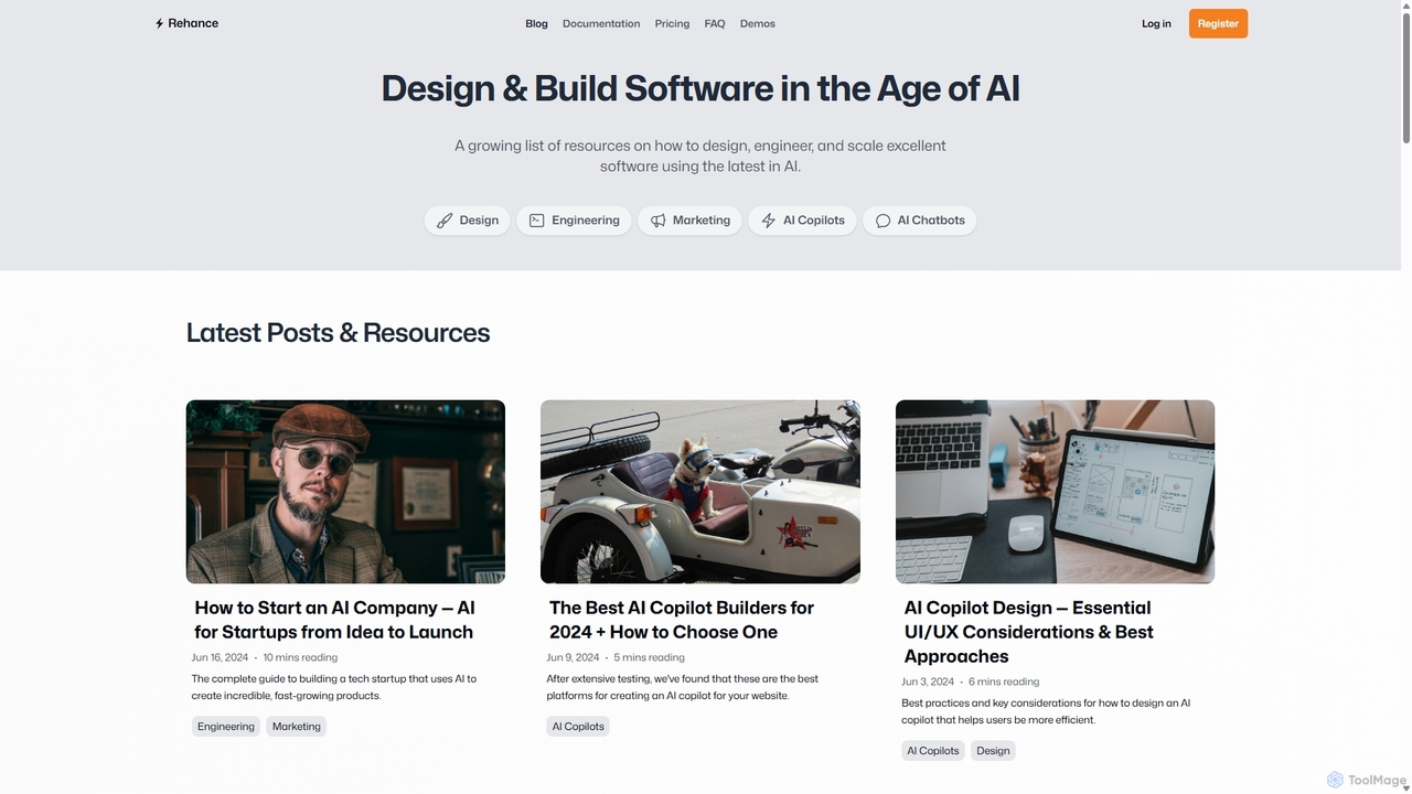Blog - Rehance - Add AI Assistants To Your SaaS In Minutes for Rehance