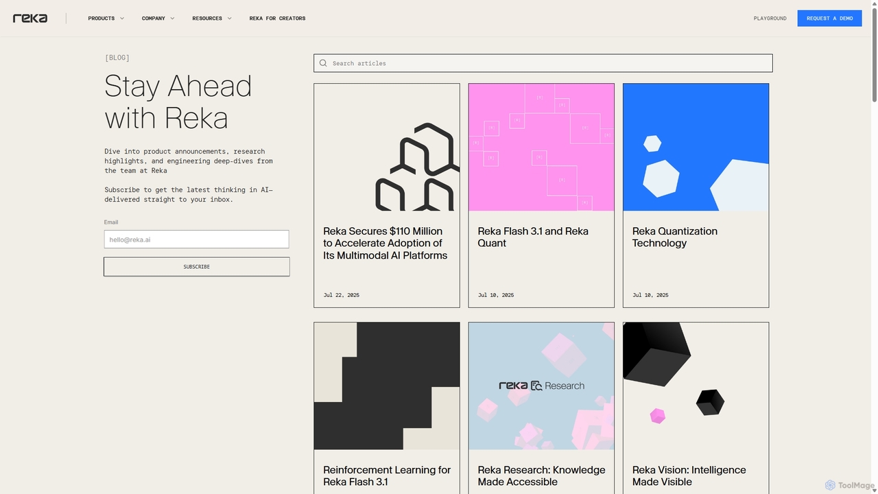Blog | Reka for Reka