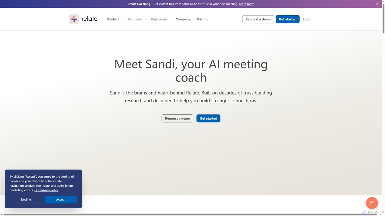 Meet Sandi | Your AI Meeting Coach for Building Trust | Relate for Relate