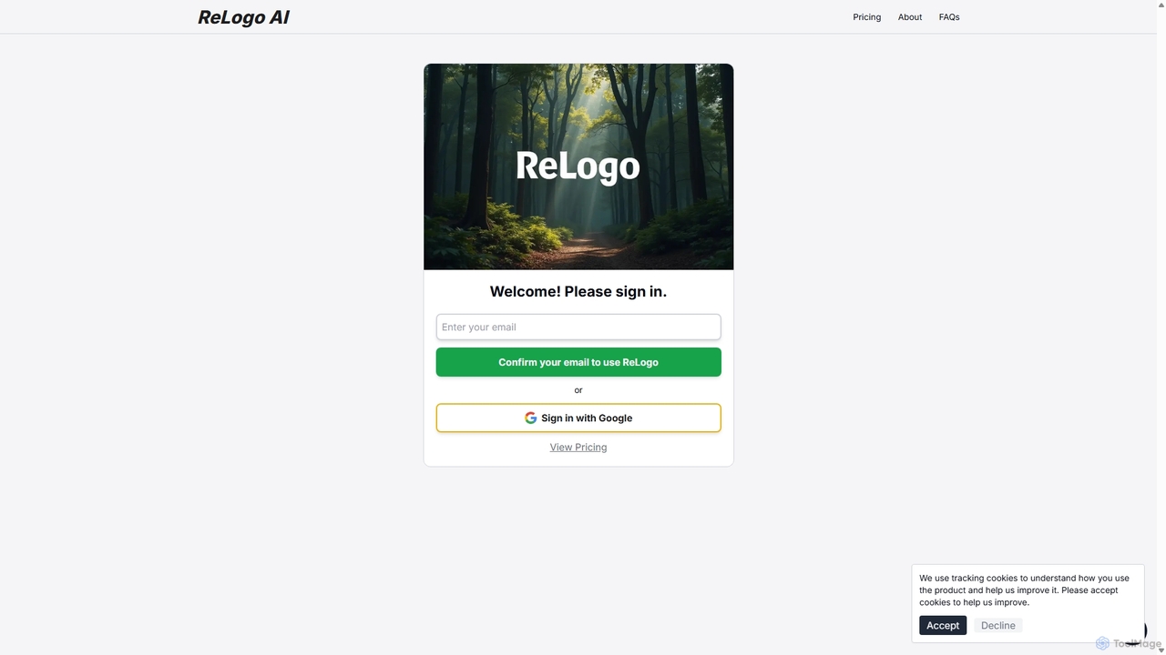 ReLogo AI: Express Your Brand with AI for ReLogoAI