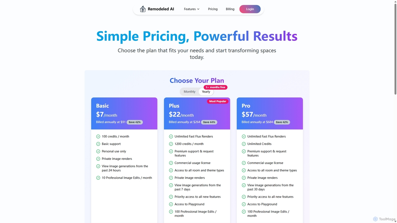 Pricing | Remodeled AI for Remodeled AI
