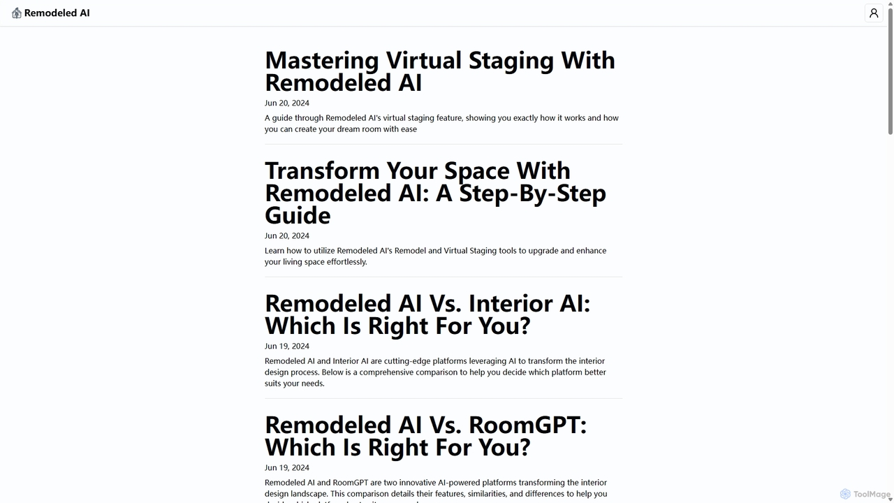 AI Home Listing Blog for Remodeled AI