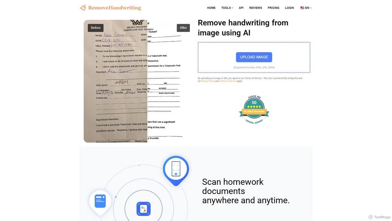 removehandwriting