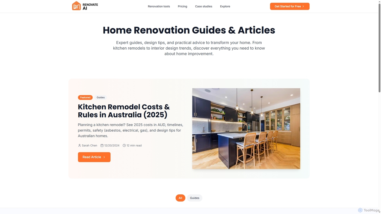 Renovate AI - Instant AI Renovations for Renovate AI