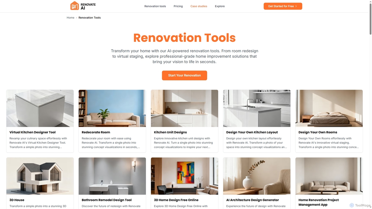 Renovate AI - Instant AI Renovations for Renovate AI