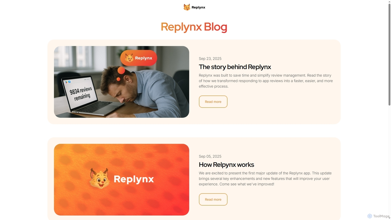 Replynx Blog for Replynx