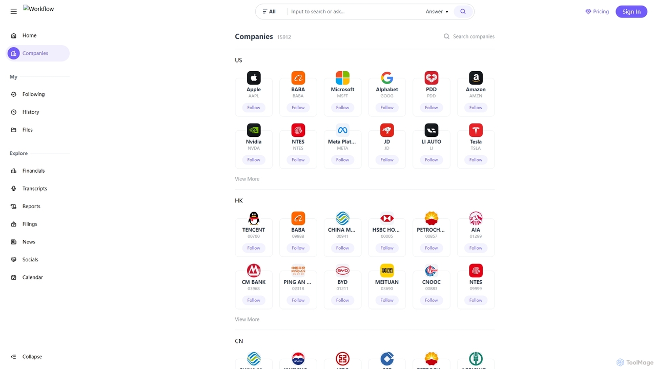 Reportify - AI Platform for Investment Research for Reportify