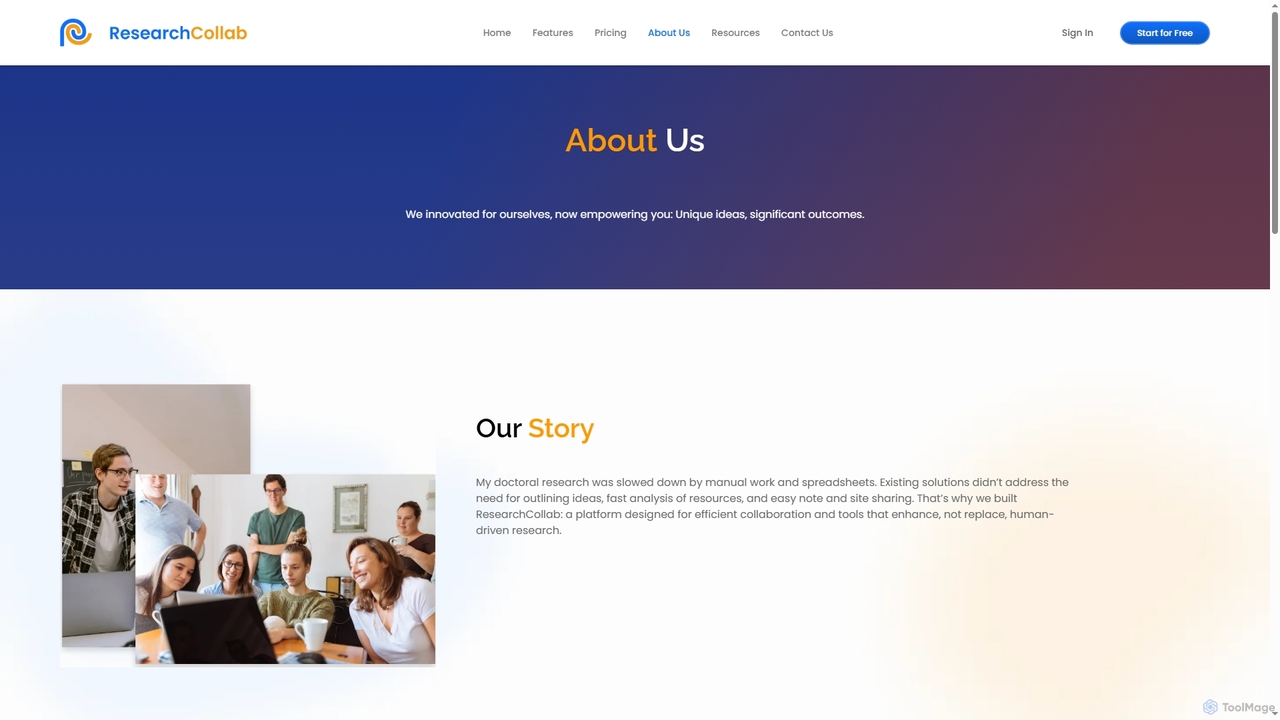 Research Collaboration | We Innovated for Ourselves, Now Empowering You: Unique Ideas for ResearchCollab