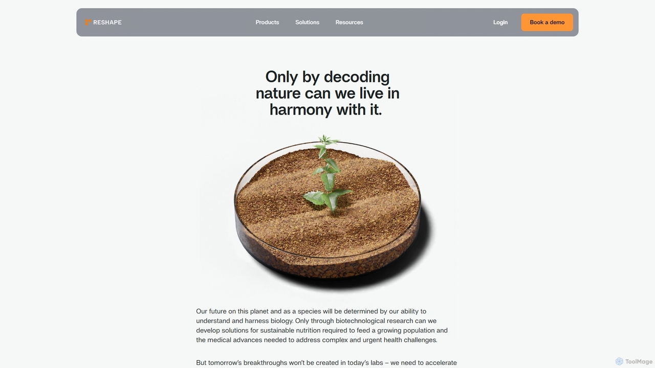 About - Reshape for Reshape Biotech