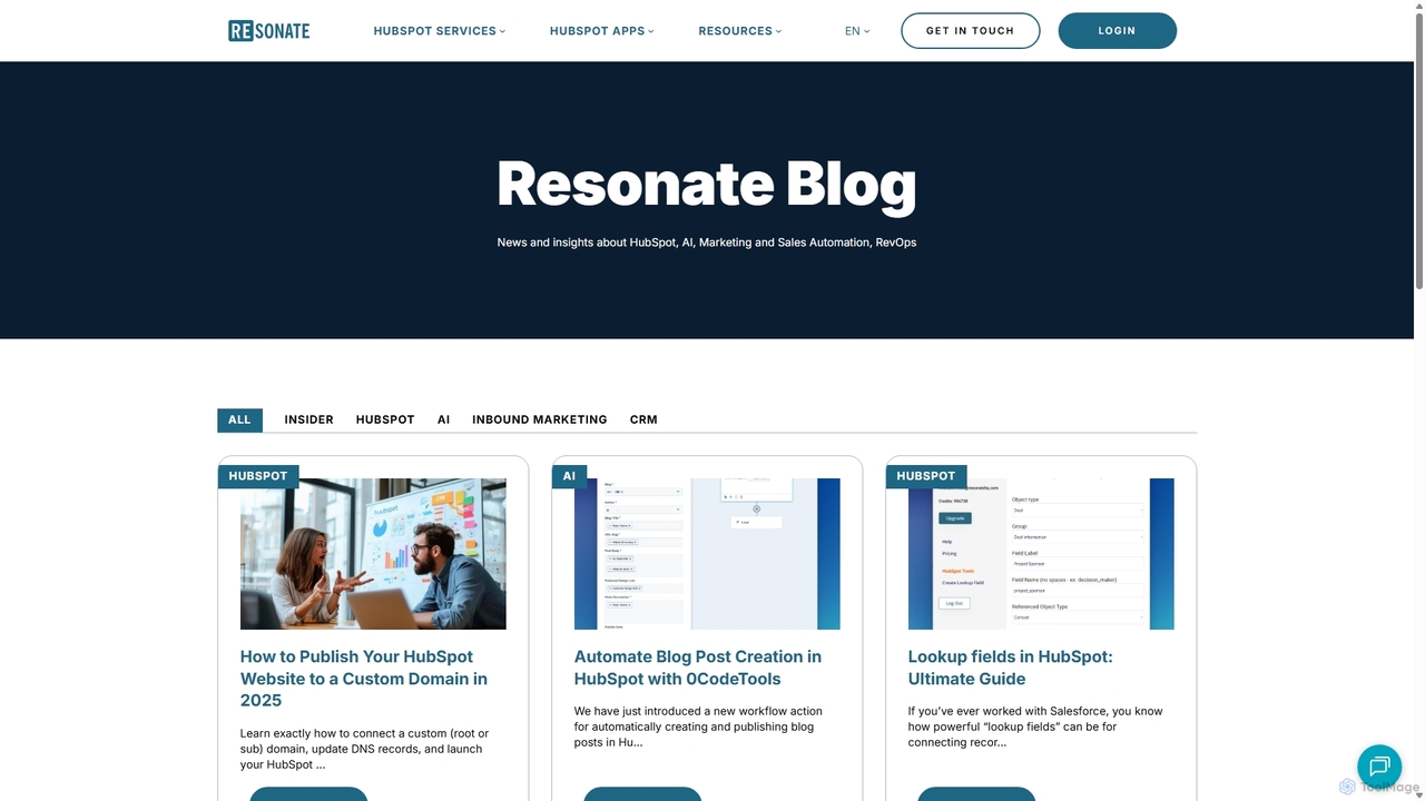 Resonate - Insights for ResonateHQ