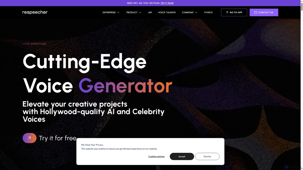 Respeecher Voice Marketplace