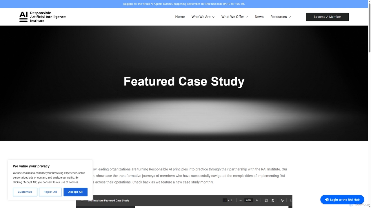 Featured Case Study - Responsible AI for Responsible AI Institute