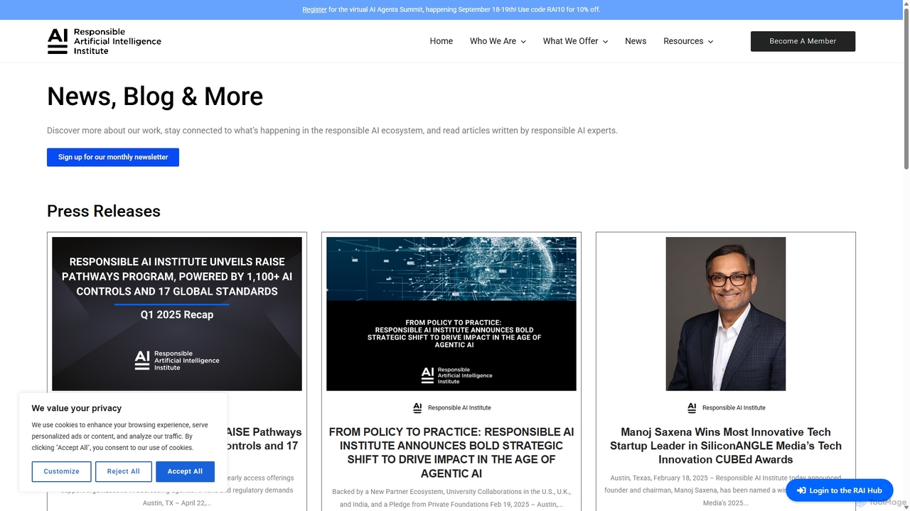 News - Responsible AI for Responsible AI Institute